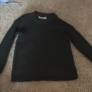 Black Textured Sweater